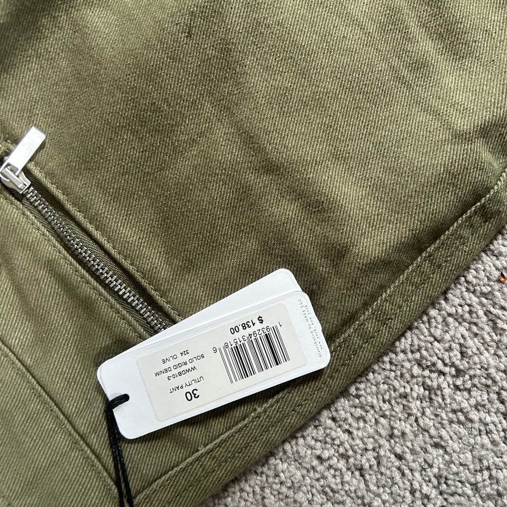 WeWoreWhat  New With Tags Khaki Utility Full Length pants